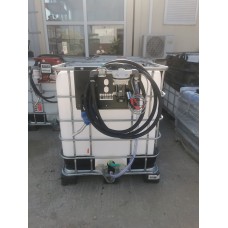 BAZIN IBC  1000 LITRI CU POMPA PROFESIONALA PIUSI 12V ADBLUE